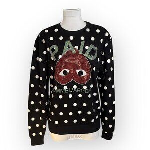 Hudson Outerwear Black Polka Dot‎ Sweater